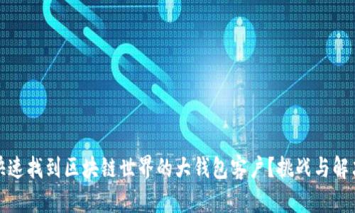 如何快速找到区块链世界的大钱包客户？挑战与解决方案