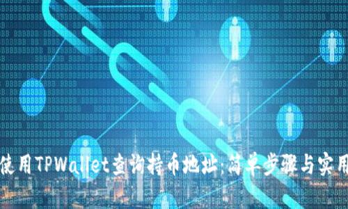 如何使用TPWallet查询持币地址：简单步骤与实用技巧